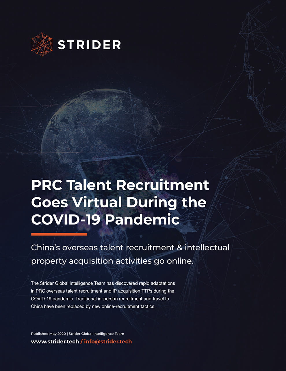 Strider PRC Recruitment Goes Virtual During COVID-19 Pandemic Report Cover